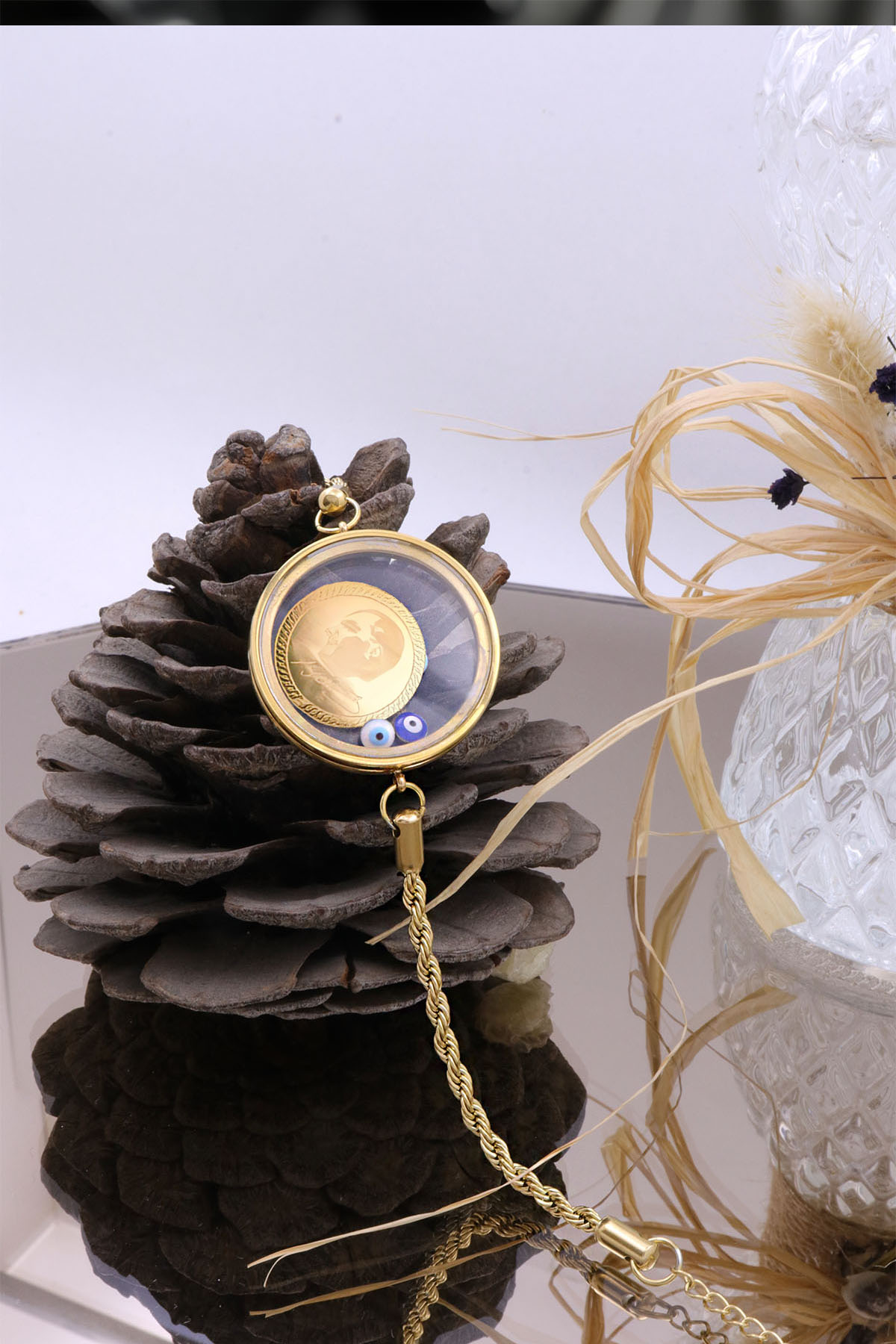 22 Ayar Gram Altınlı Çelik Bileklik 22 Ayar Gram Altınlı Çelik Bileklik