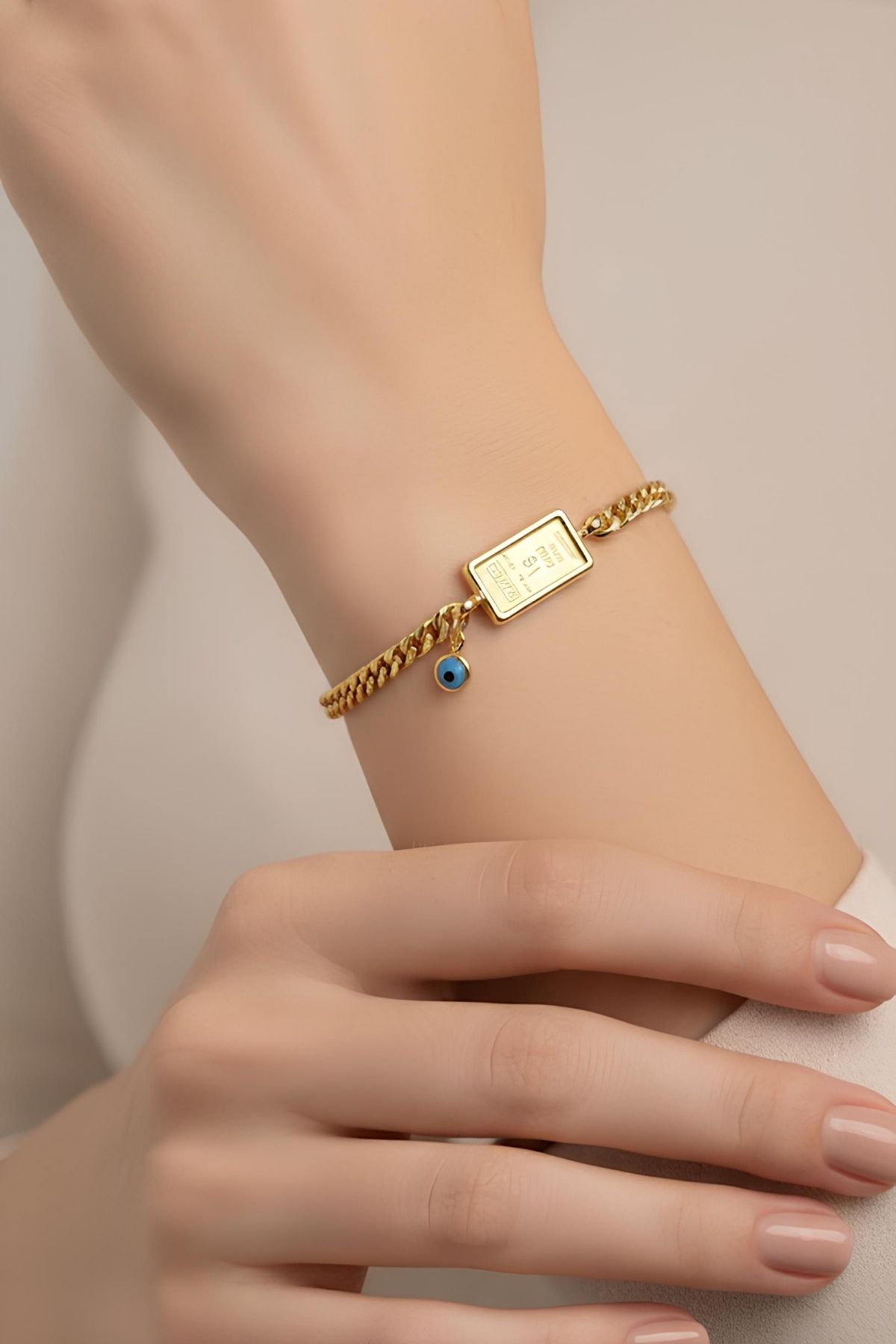 24 Ayar Bir Gram Altınlı Bileklik